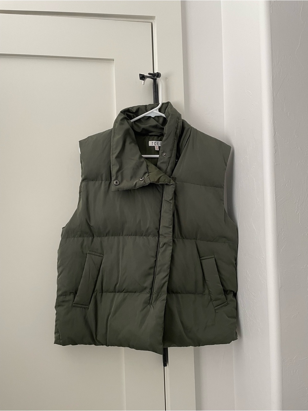 Olive Puffer Vest
